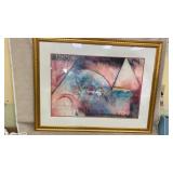 44x34, glass, painting