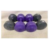 2 Dumbbell sets, all 10lb weights