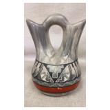 Navajo horsehair wedding vase 9x6