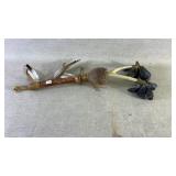 Vintage native American ceremonial rattle with