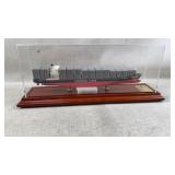 Horizon Lines Container Ship Model in Display Case