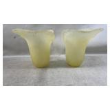 Frosted Glass Floral Shade Lamp Covers