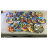 18 vintage plastic McDonalds collector plates