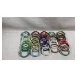 collection of multicolored traditional glass