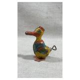 J Chein Tin Litho Toy Duck Wind Up Vintage 1930s