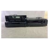 Two teac home audio radios and a pioneer