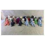20+ beanie babies of different themes and designs