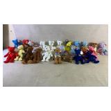 25+ beanie babies of different themes and designs