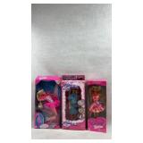 three different special edition Mattel Barbie