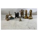 Cast Metal Animal Figurines, Various Styles
