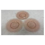 Anchor Hocking Hobnail Pink Depression Glass 8.5"