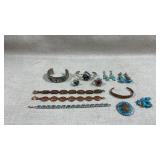 collection of Native American-style turquoise