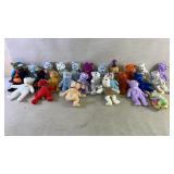 20+ different themed beanie babies
