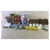 Assortment of 20+ different lightbulbs some in