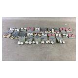 20+ hand sculpted valentines themed clay earrings