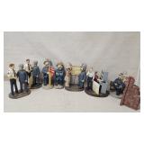 vintage Pinkerton Security Services chalkware,