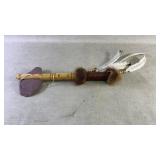 A Native American-style pipe tomahawk