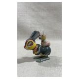 vintage Mikuni tin litho wind-up jumping rabbit