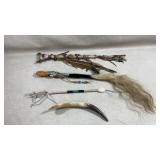 Native American ceremonial objects such as