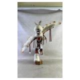 A eagle dancer Native American Kachina doll signed
