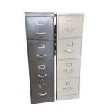 2 Four Drawer File Cabinets GENEVA and COLE