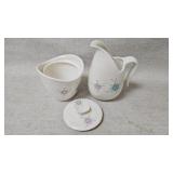 Grant Crest Tempo Creamer and Sugar Set, 1959