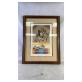 Signed Phillip m turner far away etching