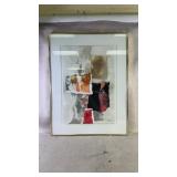 Signed Laszlo Dus Abstract Lithograph