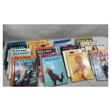 17 vtg 1960s-1970 playboy magazines