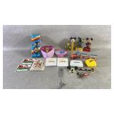 Assortment of Mickey Mouse and McDonalds