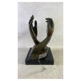 After August Rodin (The Cathedral) bronze