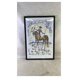 Canvas print printed signature