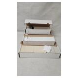 Sports Trading Cards in Three Boxes