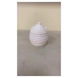 rare Jeannette Shell Pink Milk Glass Beehive Honey