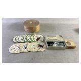 Assortment of Coca Cola branded items