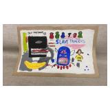 After Jean-Michel Basquiat, acrylic on paper