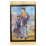Print on canvas PABLO PICASSO Acrobats with Dog