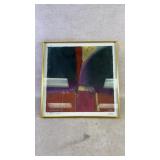 abstract mixed-media artwork titled