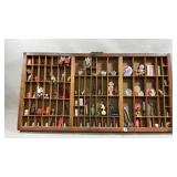 vintage Hamilton letterpress drawer repurposed a