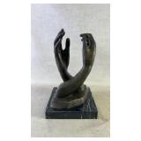 After August Rodin (The Cathedral) bronze