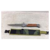 Cccp ak-47 bayonet automatic knife wood 6in blade