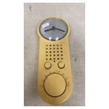 vintage Alaron AM/FM clock radio