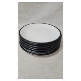Denby Elements Black Dinner Plates