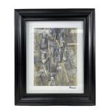 Pablo Picasso "Man with a Clarinet" Litho On