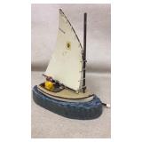 vintage cast iron mechanical penny bank