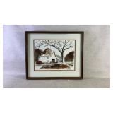 Signed Frank A. Miller Watercolor Landscape