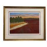 RICHARD SPARRE "SUNSET BOG" Signed Lithograph