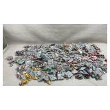 Collection of 50+ clear earring/pins