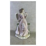 A members mark porcelain angel figure
