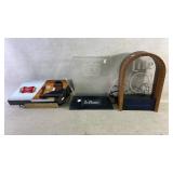 Assortment of vintage beer light signs